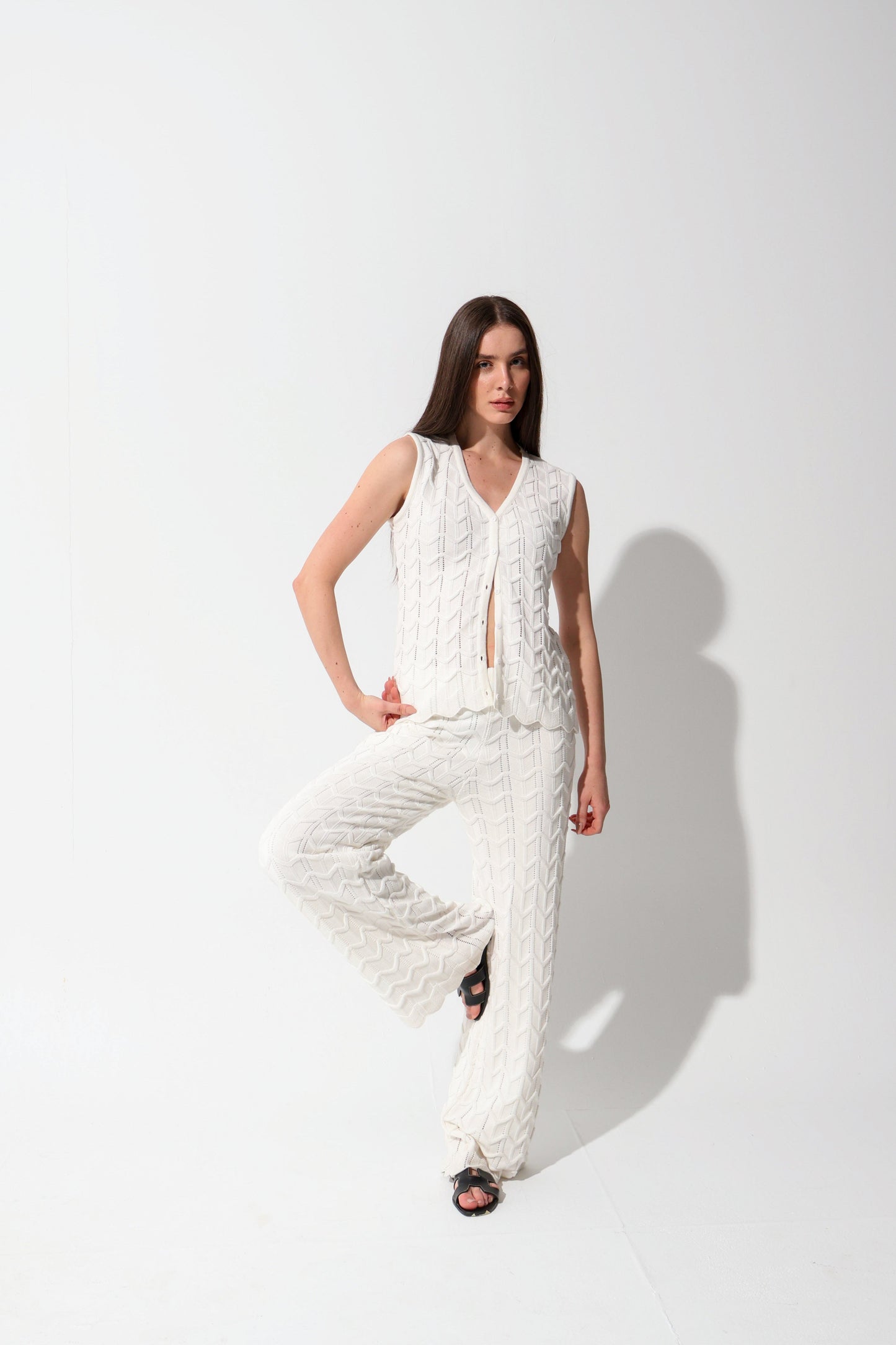 Knit Vest Set