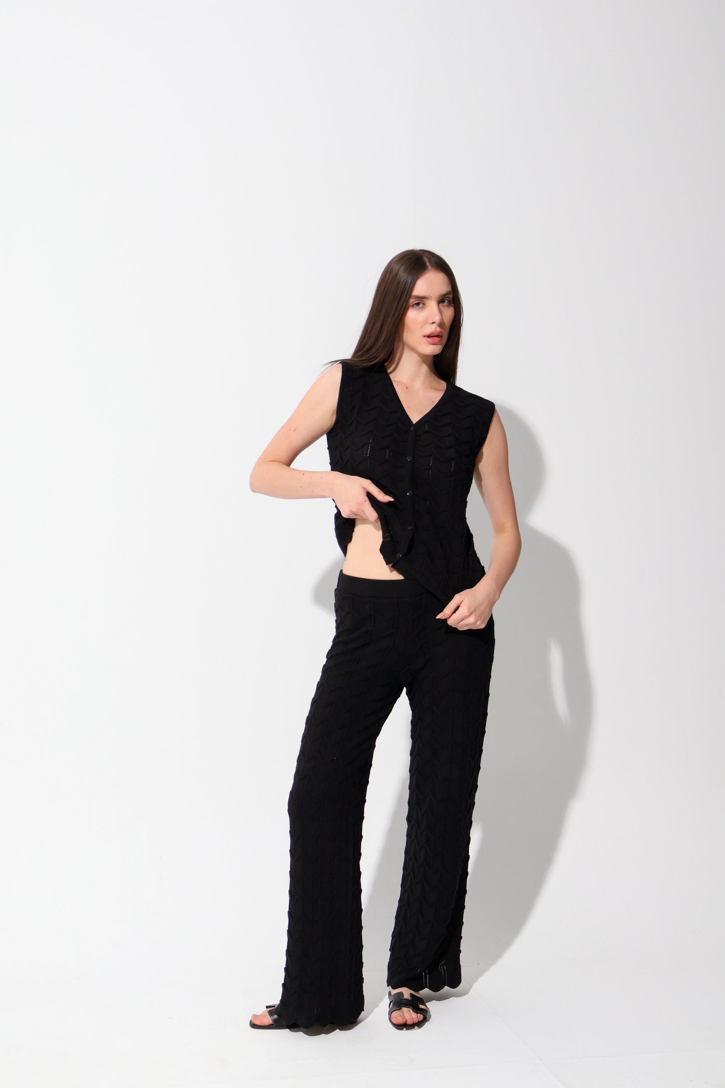 Knit Vest Set