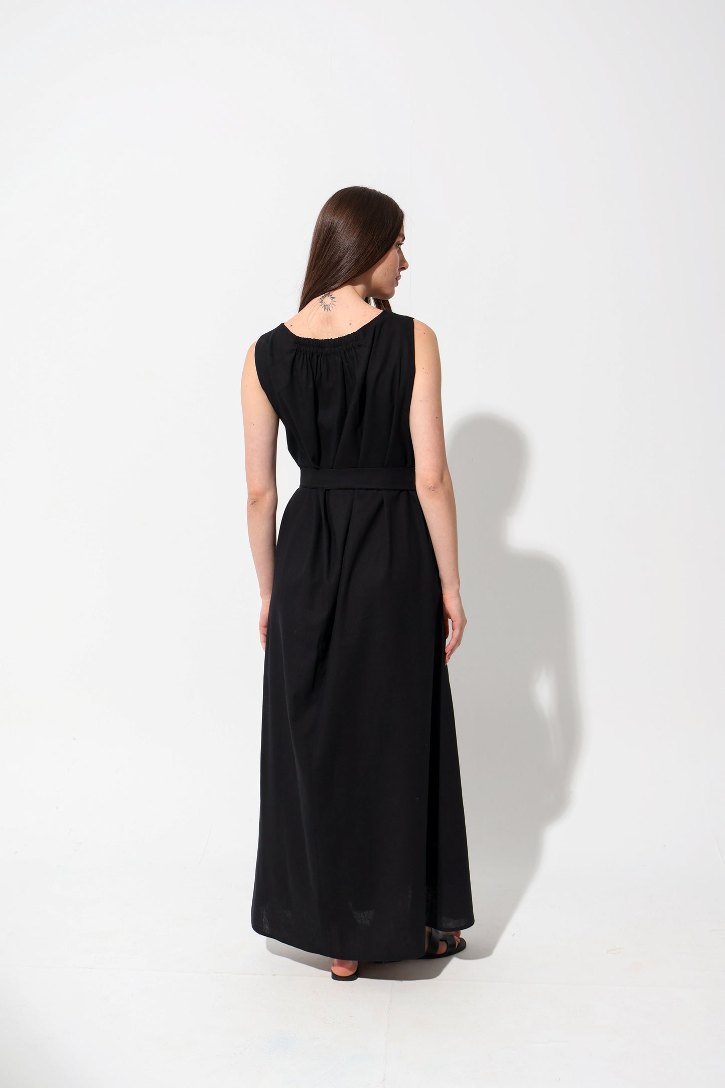 Linen Maxi Dress