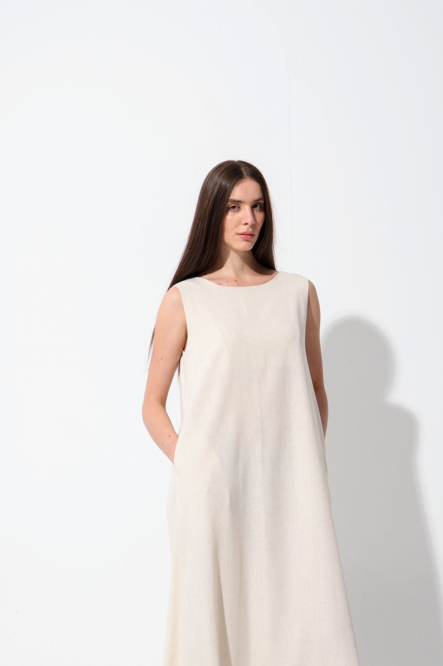 Linen Maxi Dress