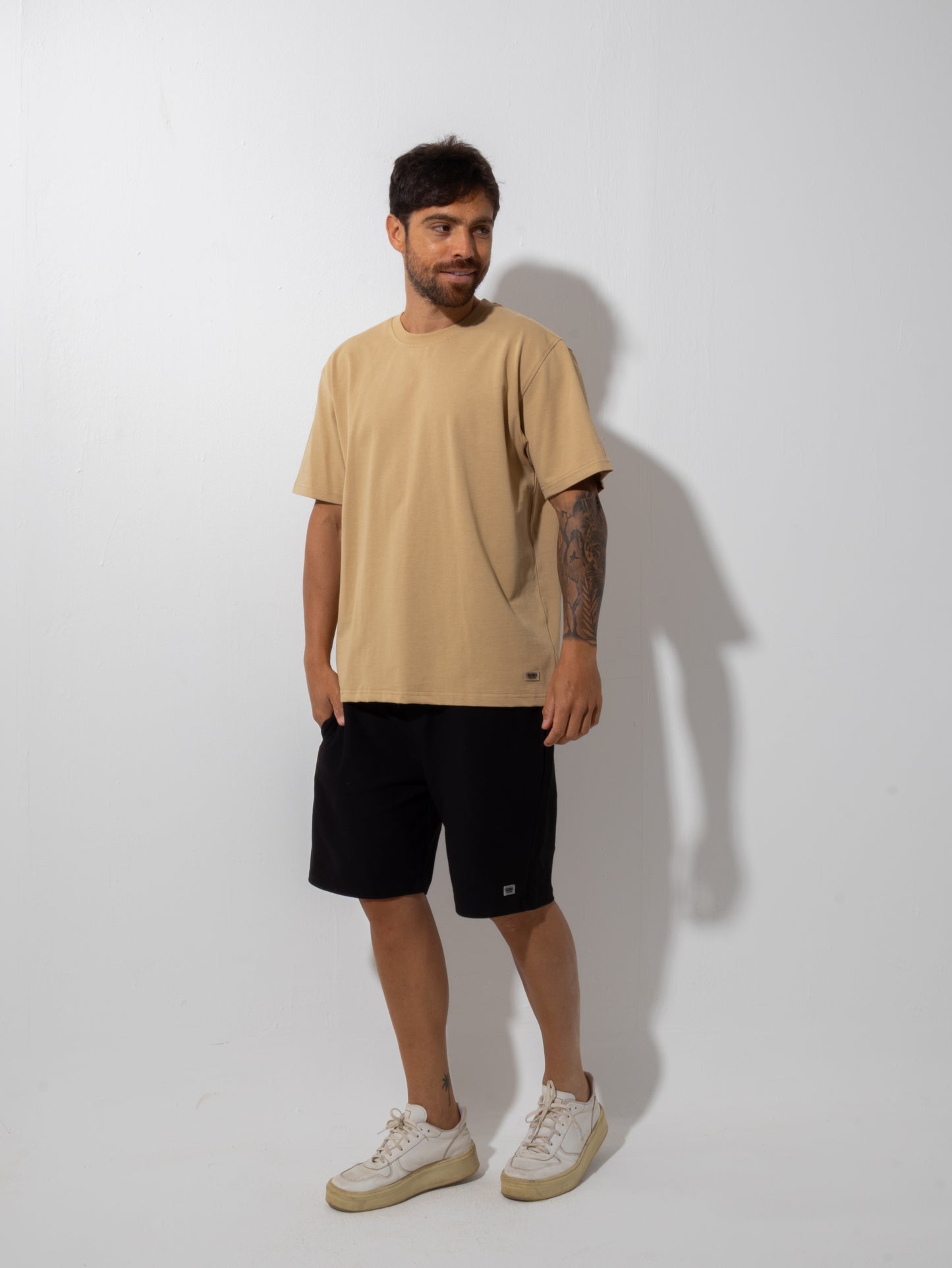 Beige Comfort Fit T-Shirt