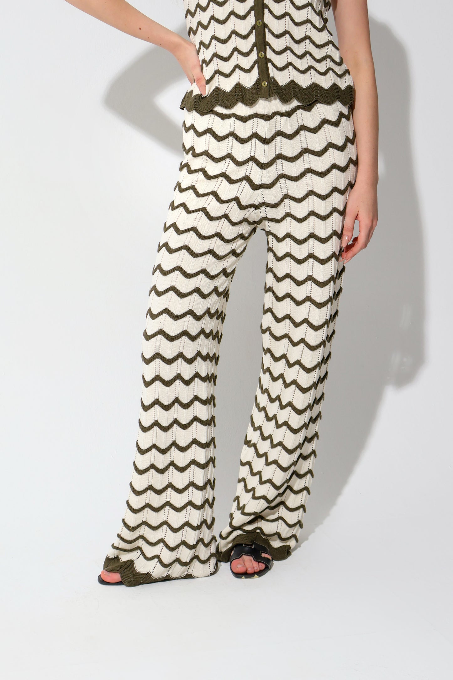 ZigZag Knit Vest Set