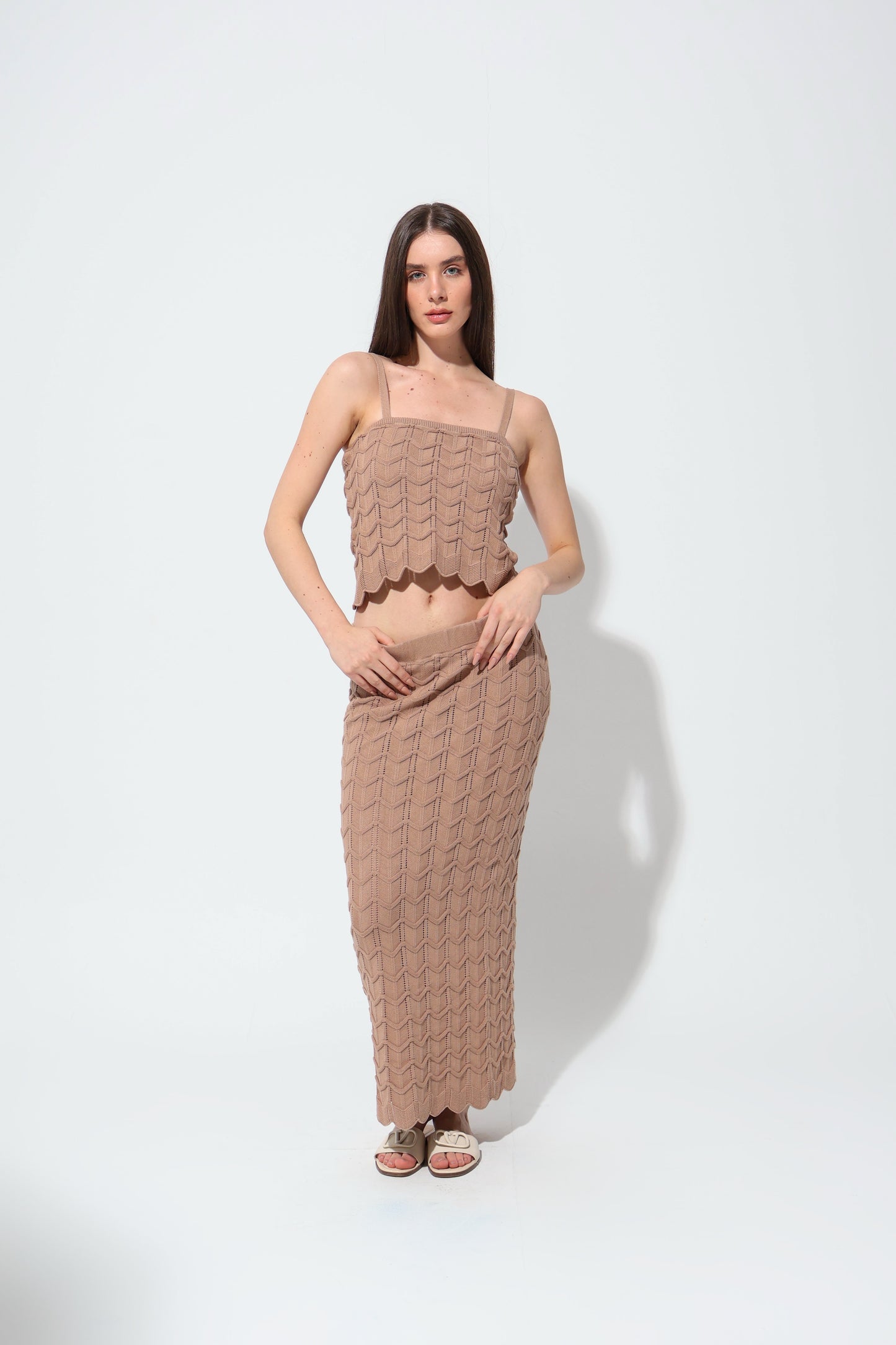 Maxi Knit Skirt Set