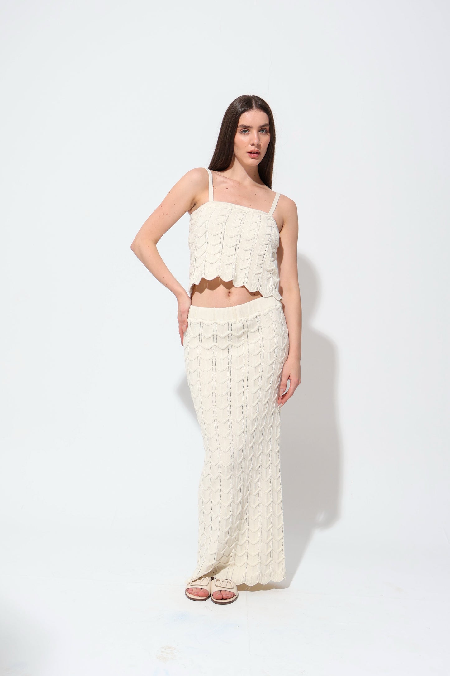 Maxi Knit Skirt Set