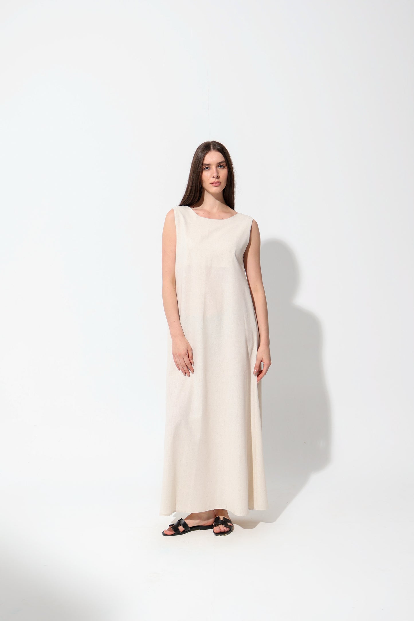 Linen Maxi Dress