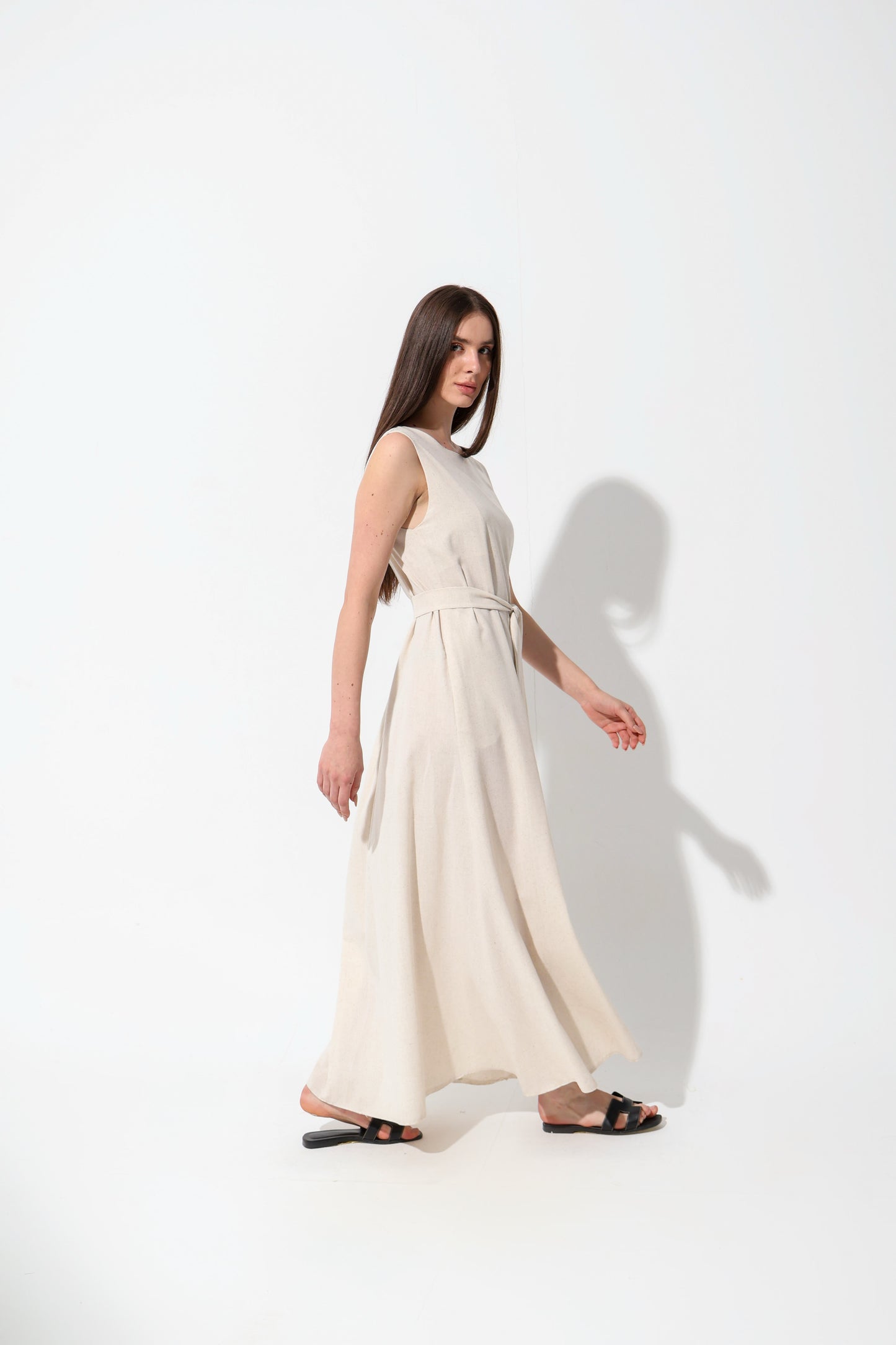 Linen Maxi Dress