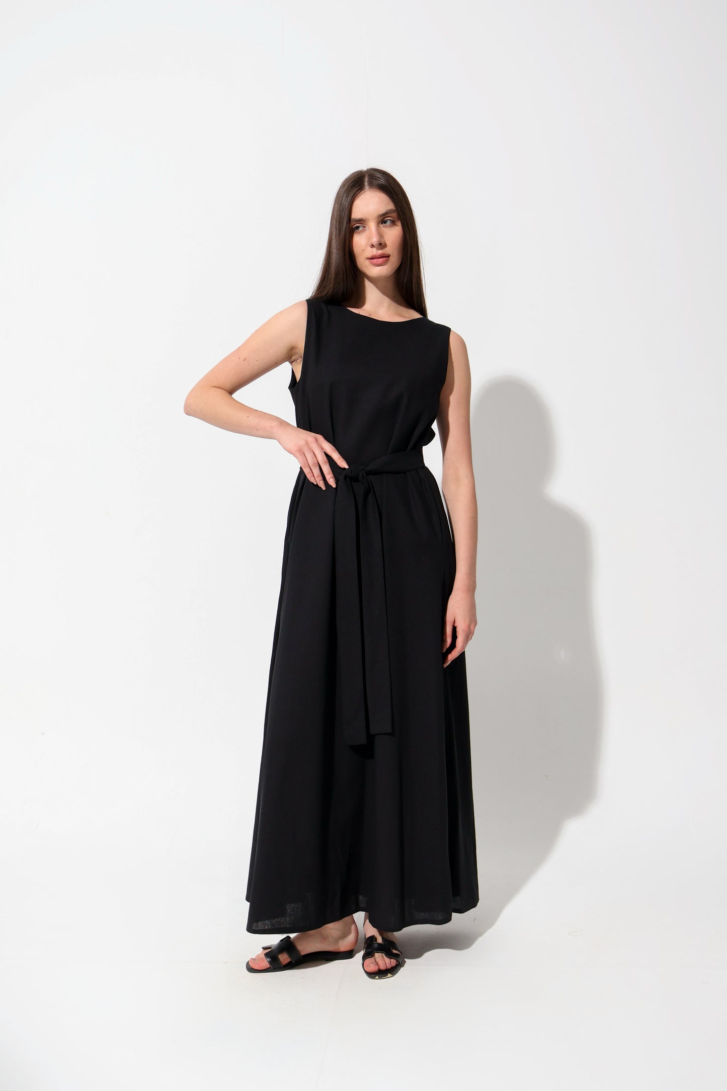 Linen Maxi Dress