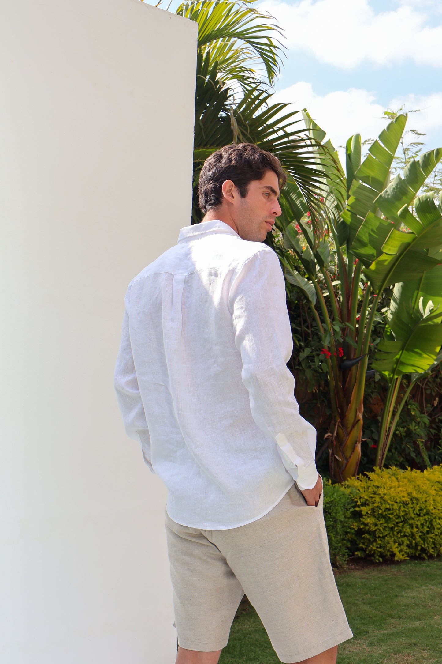 White Premium Linen Shirt