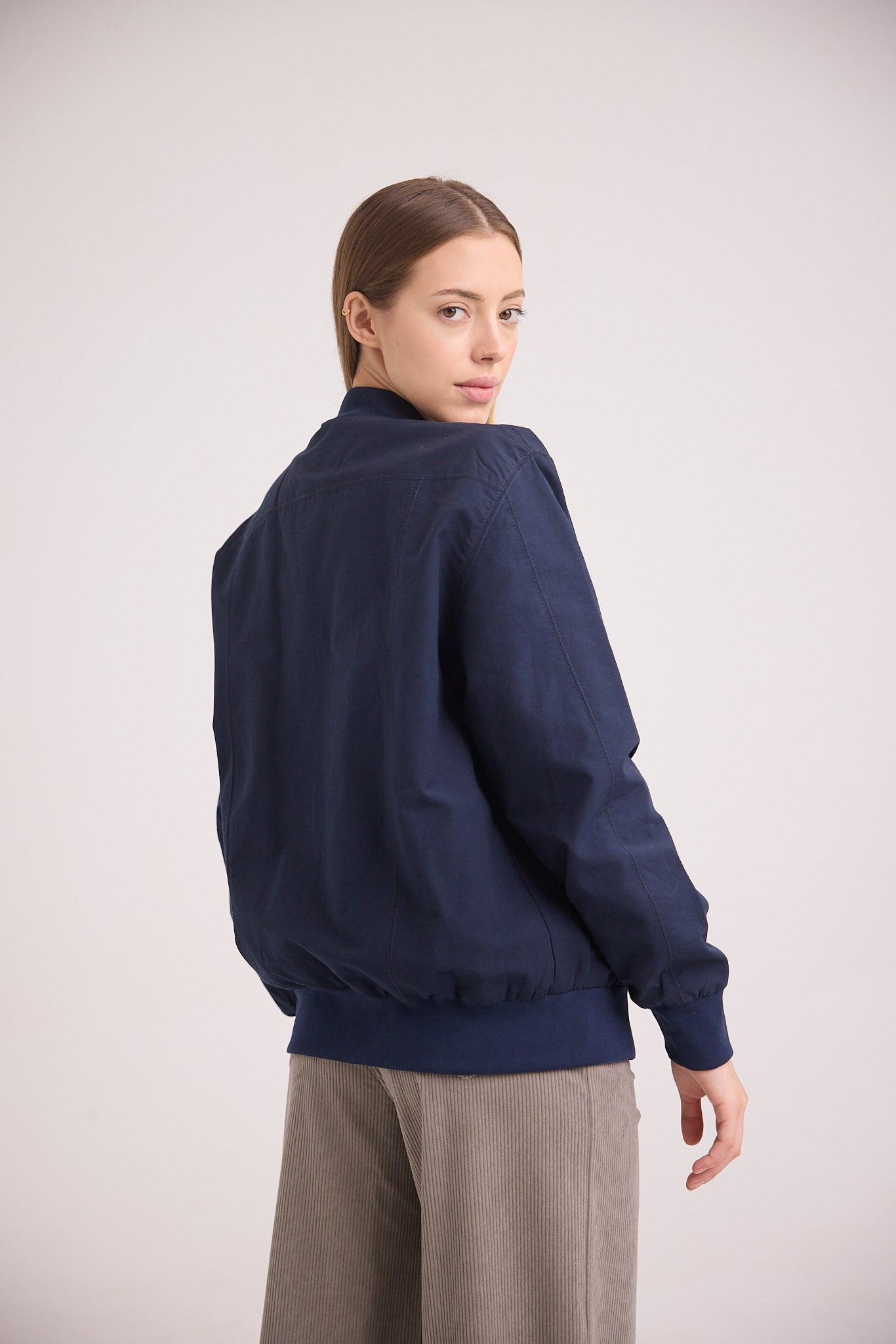 Women's Microfiber Bomber Jacket