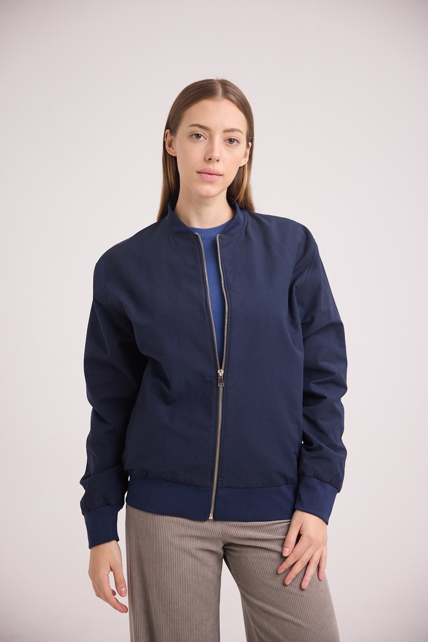 Women's Microfiber Bomber Jacket