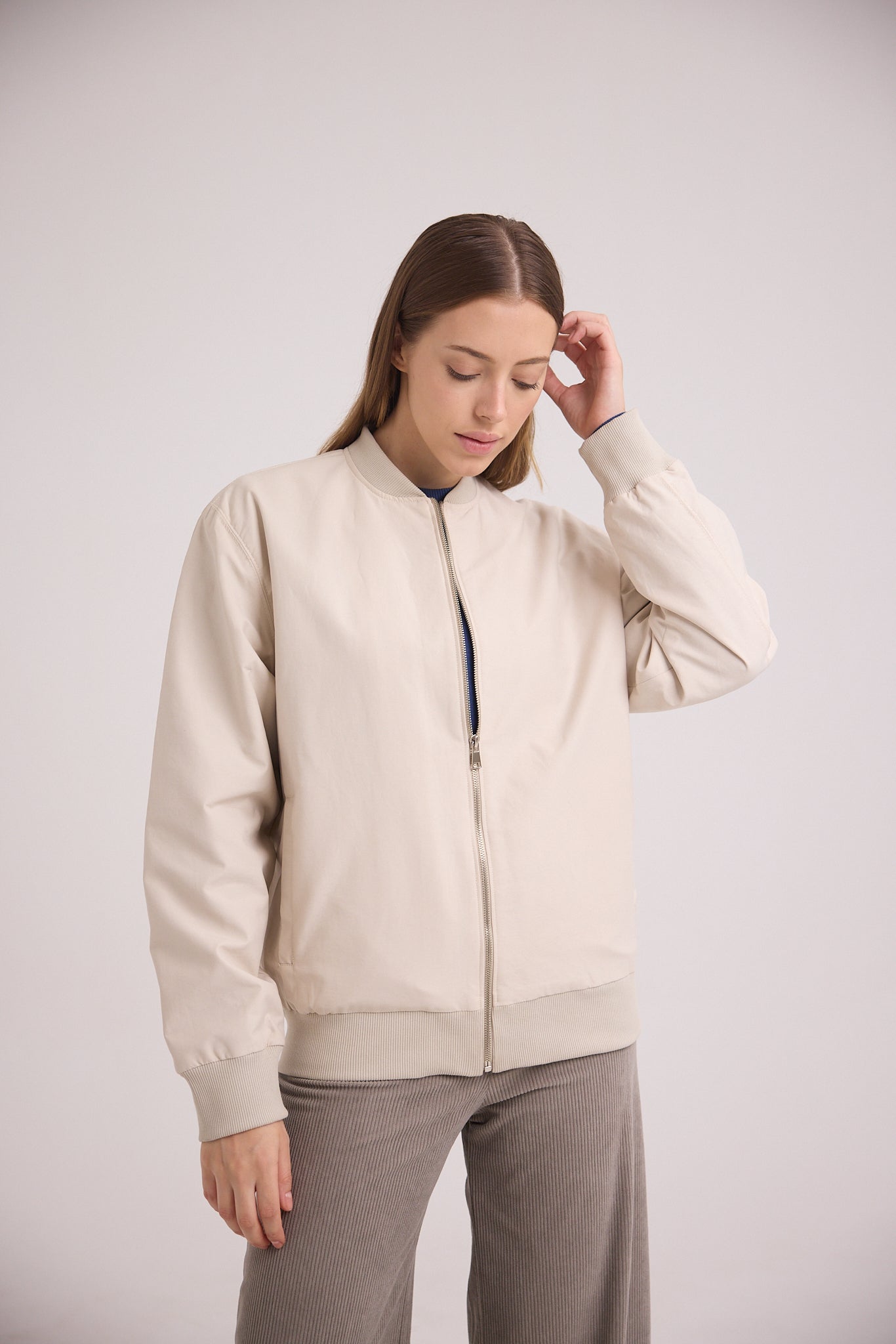 Women's Microfiber Bomber Jacket