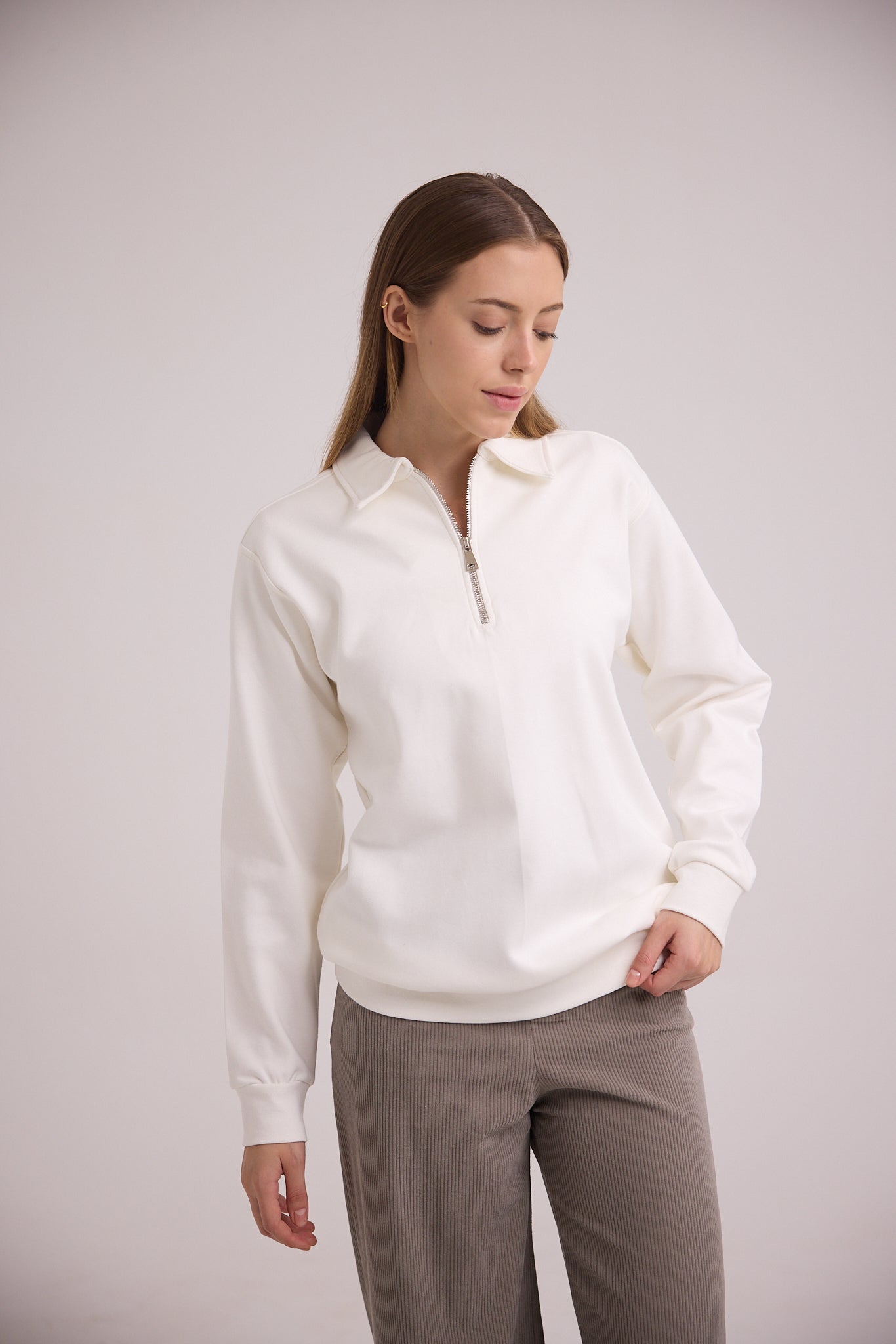Women's Half-Zip Sweatshirt