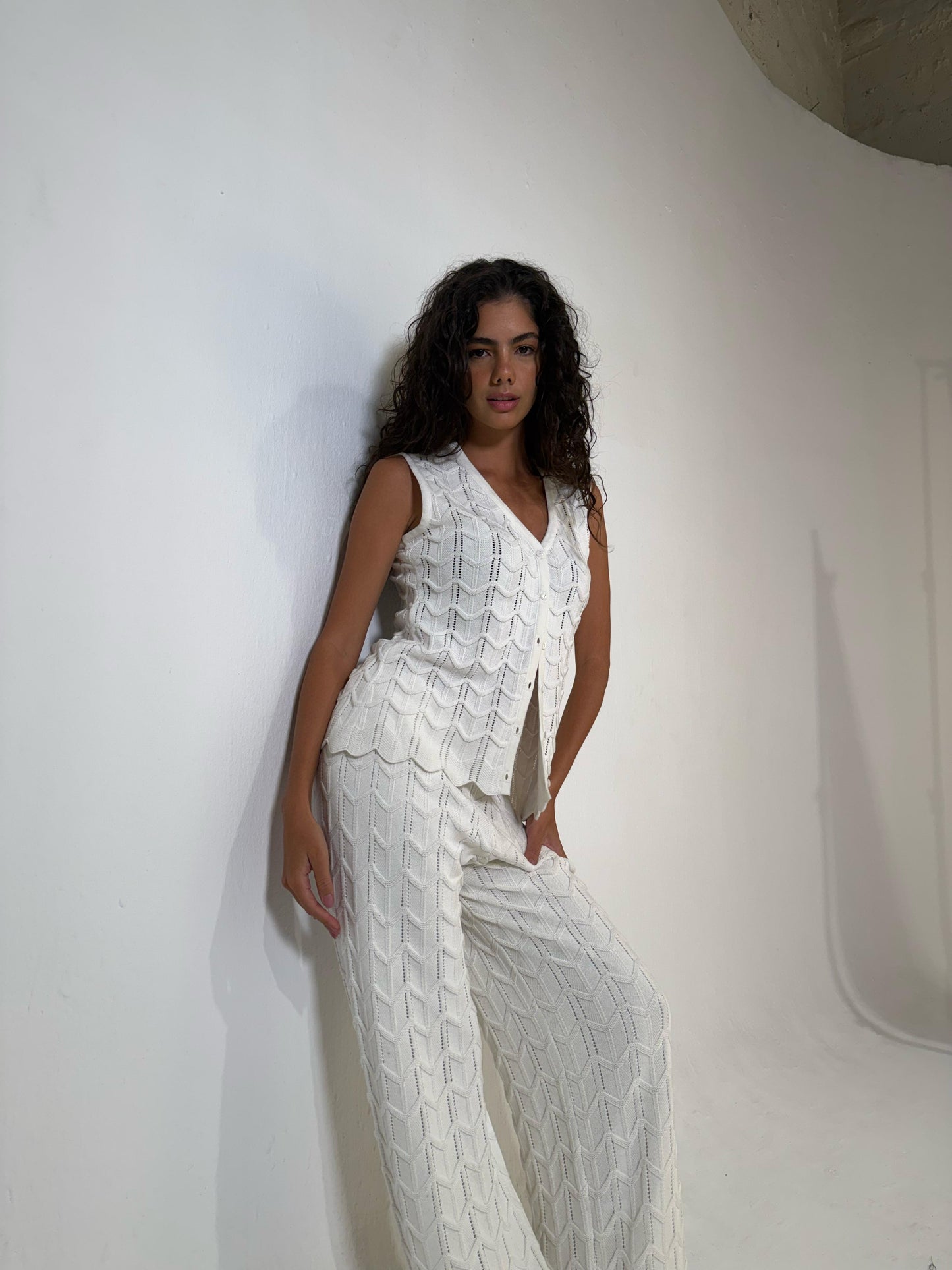 Knit Vest Set