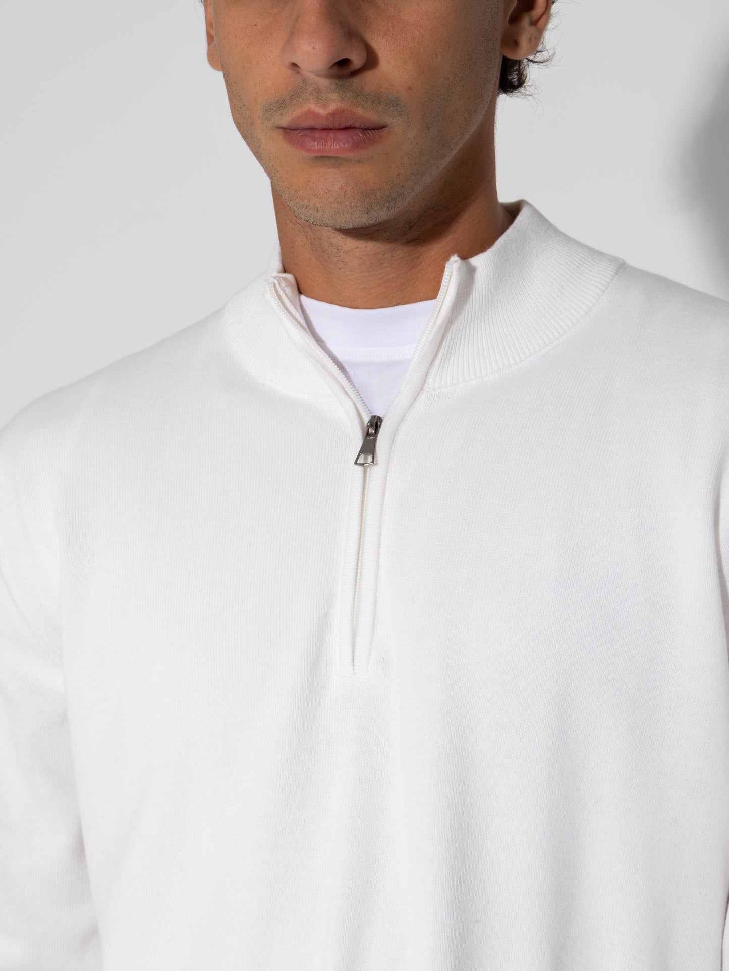 Zip Knit Pullover