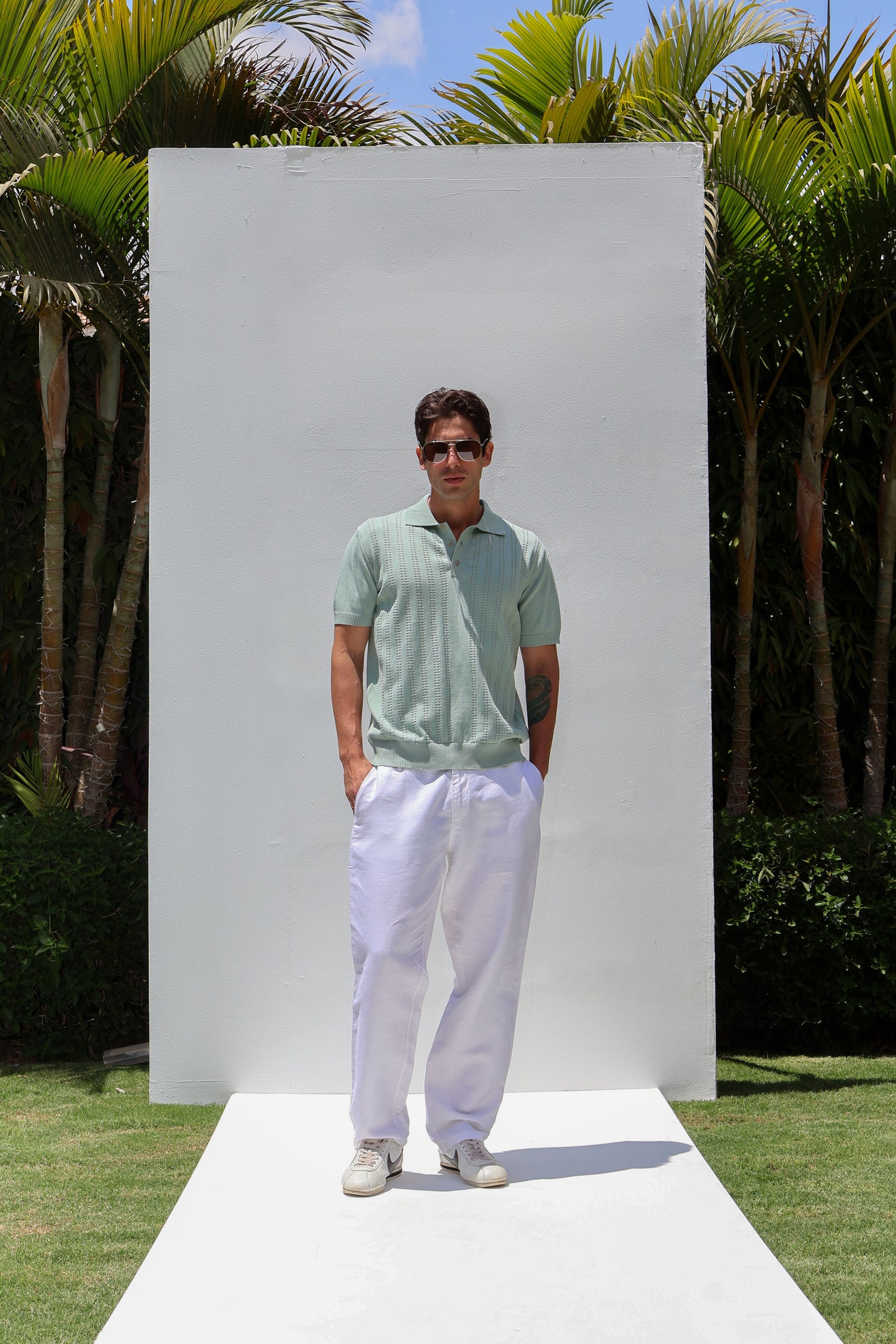 Button Knit Polo