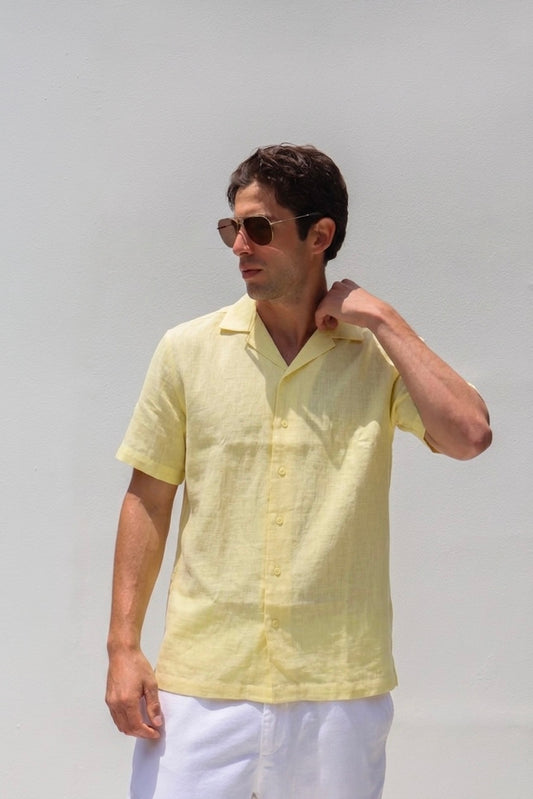 Half Sleeve Linen Shirt
