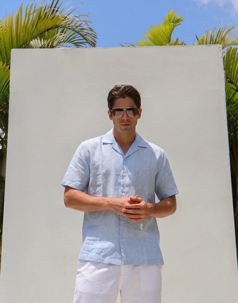 Half Sleeve Linen Shirt