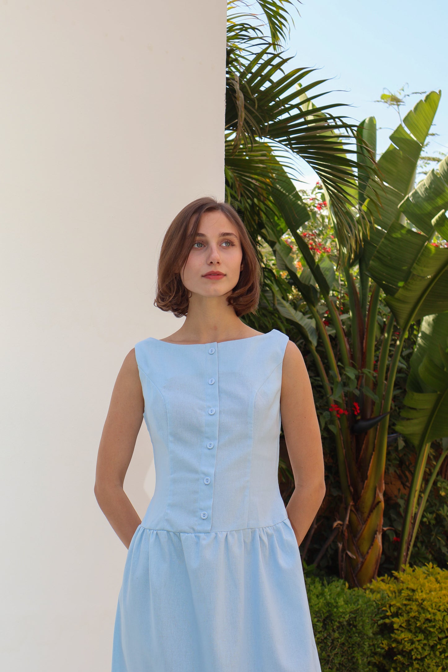 Sunset Linen Dress