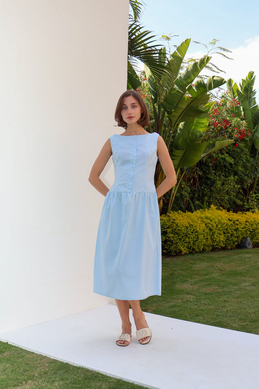 Sunset Linen Dress