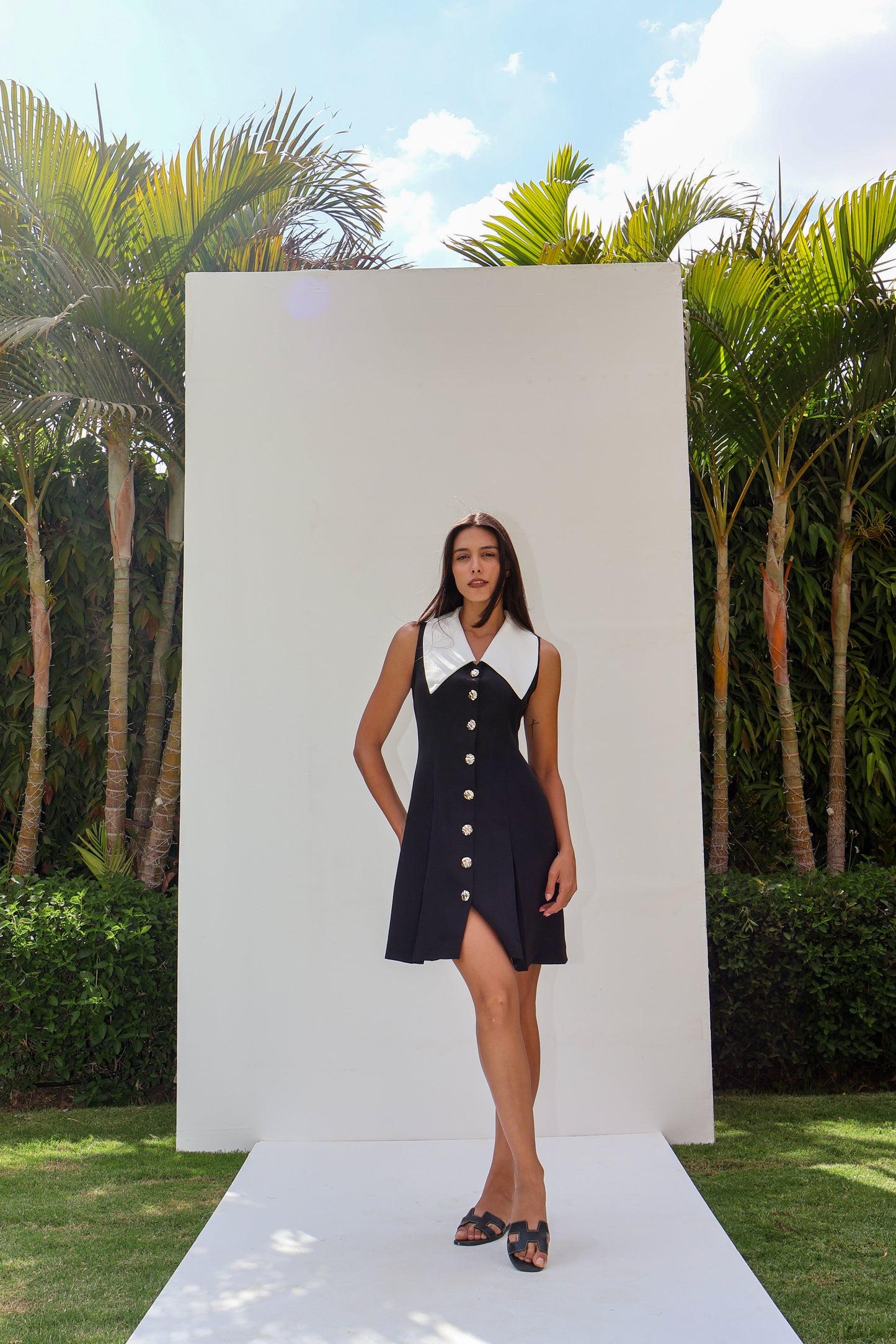Riviera Collar Dress