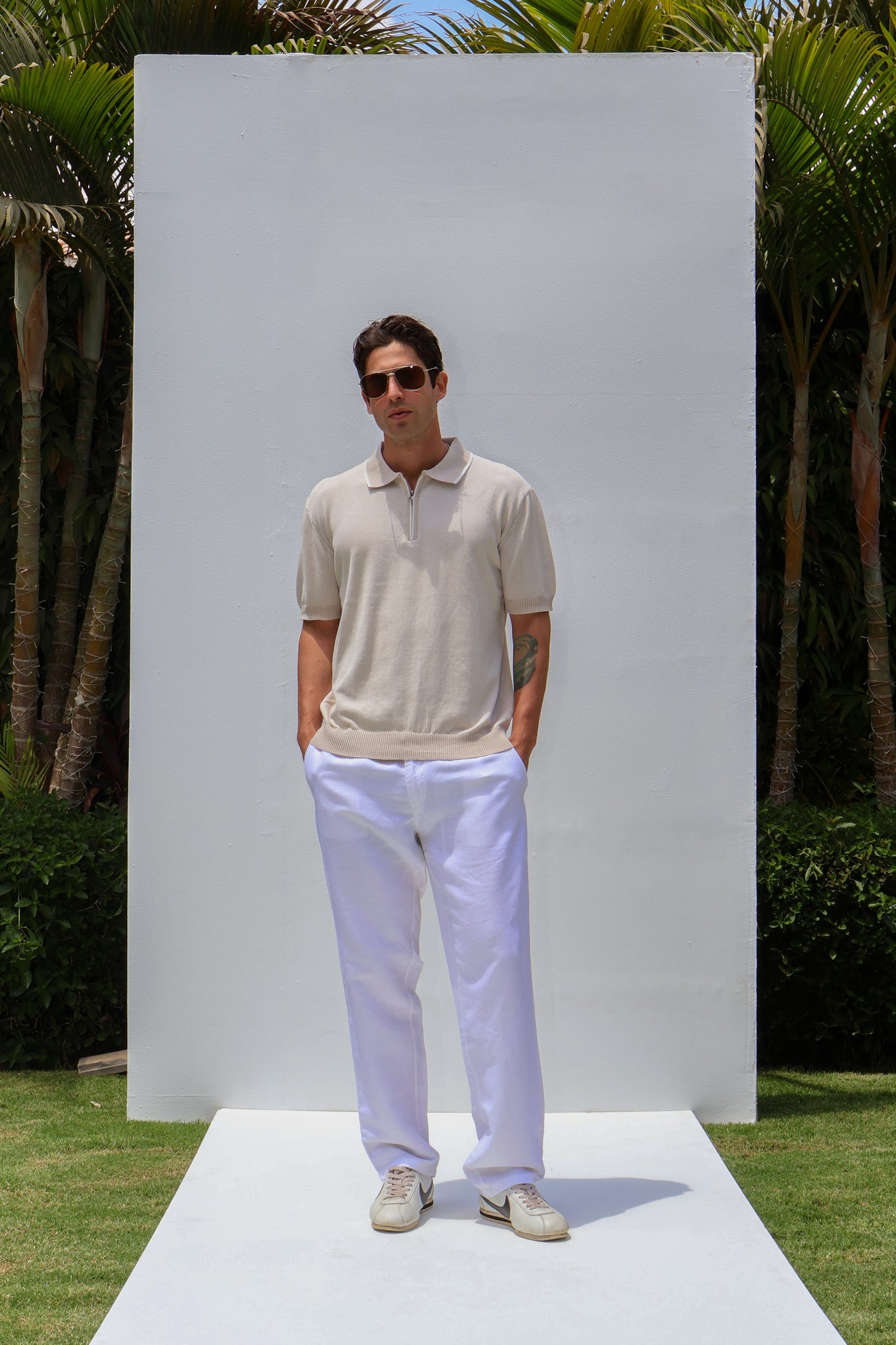Zip Knit Polo