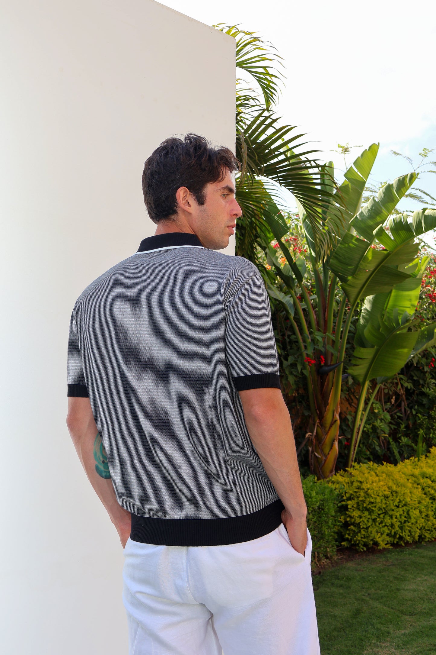 Zip Knit Polo