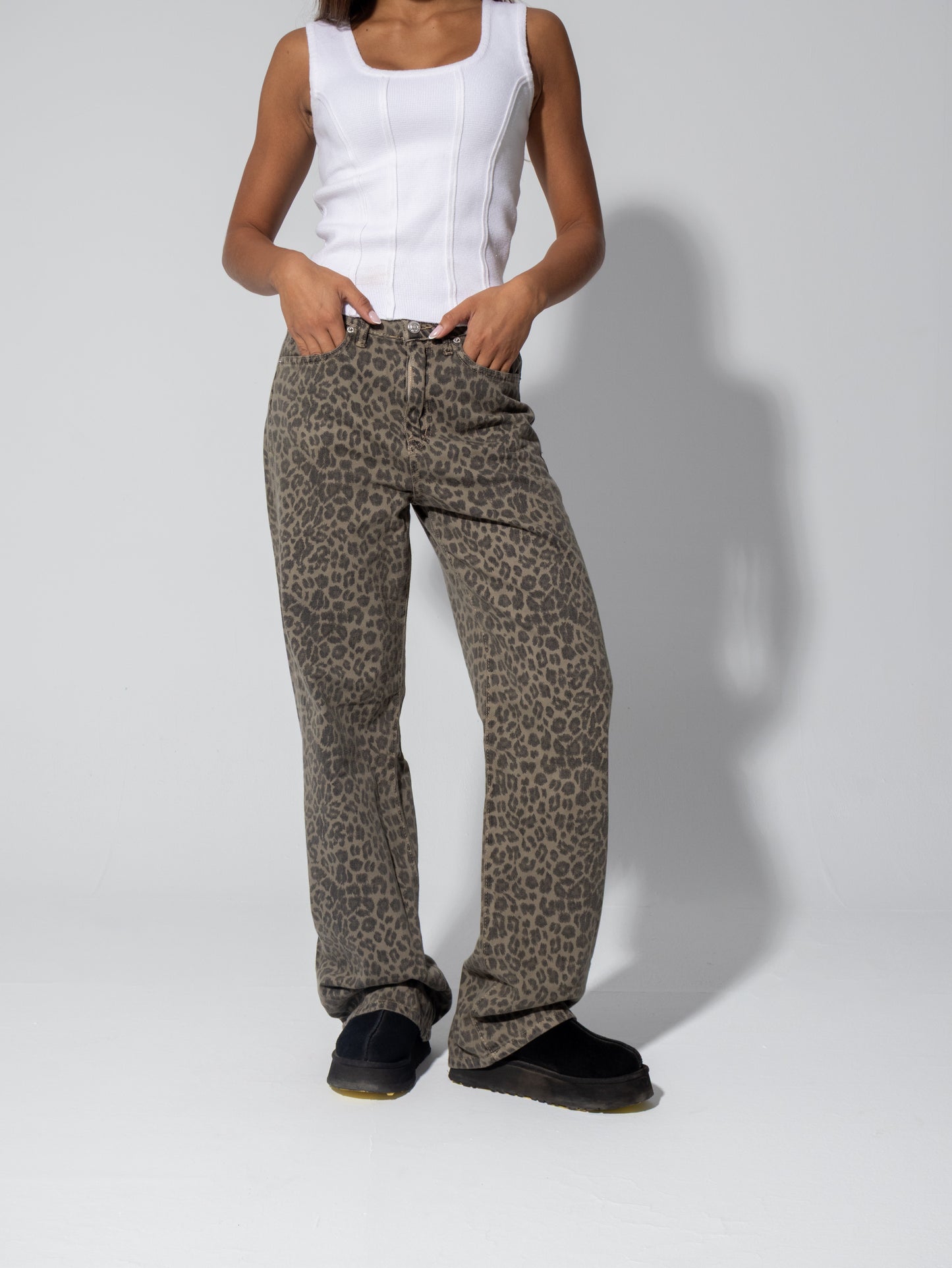 Leopard Denim