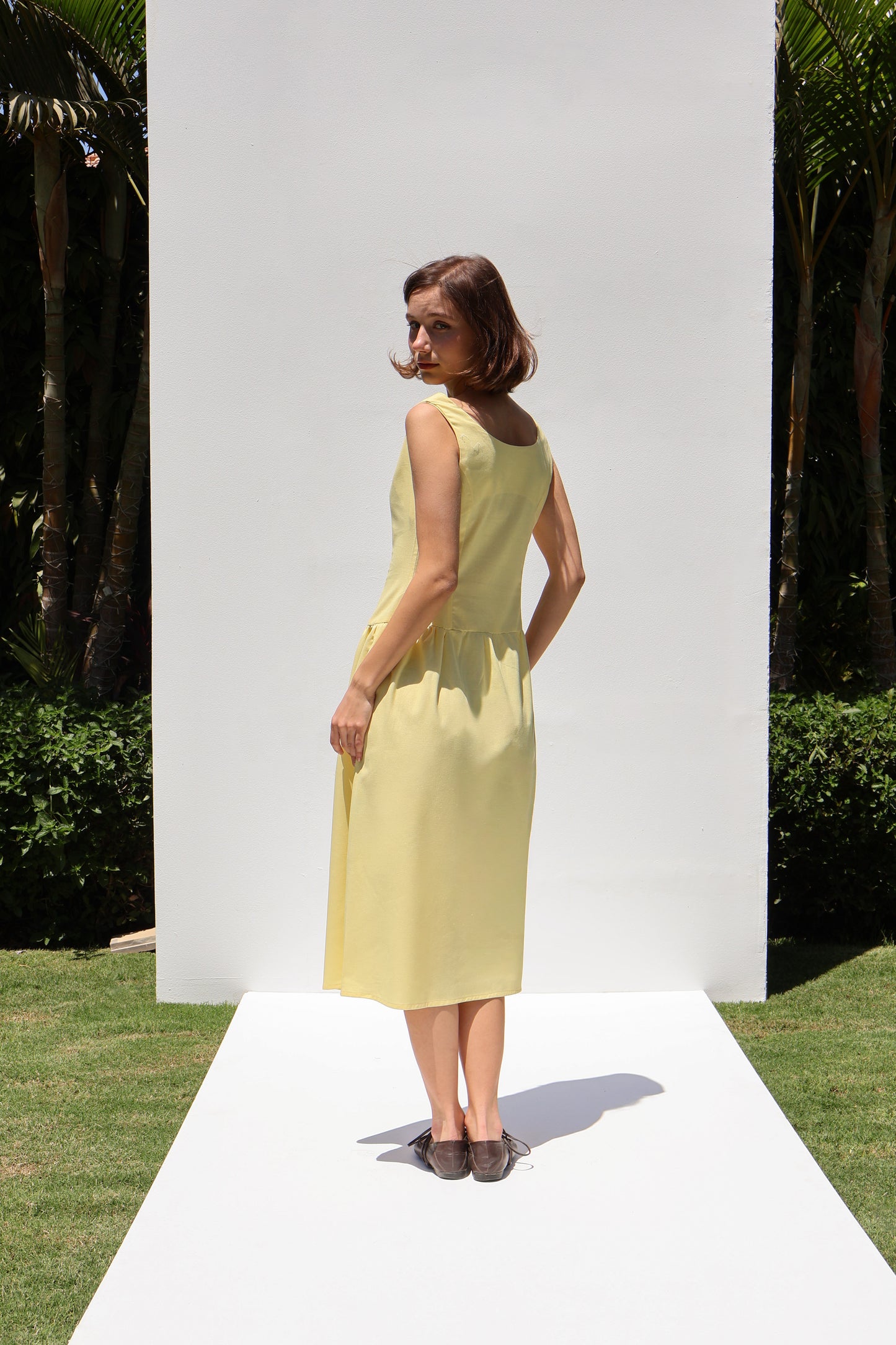 Sunset Linen Dress