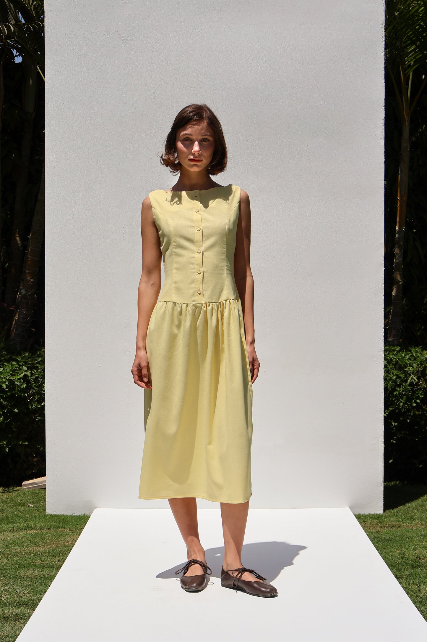 Sunset Linen Dress