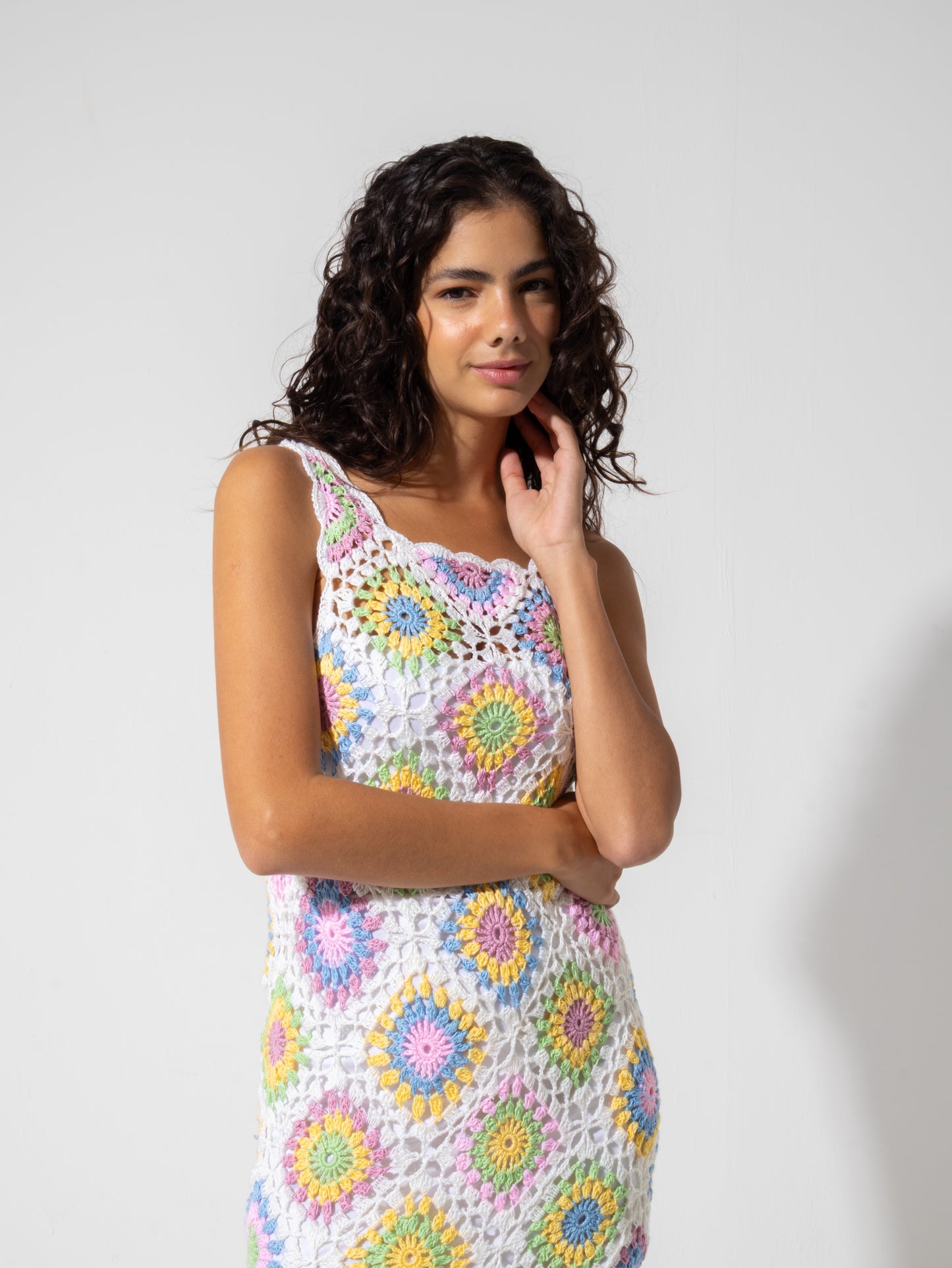 Pastels Handmade Crochet Dress