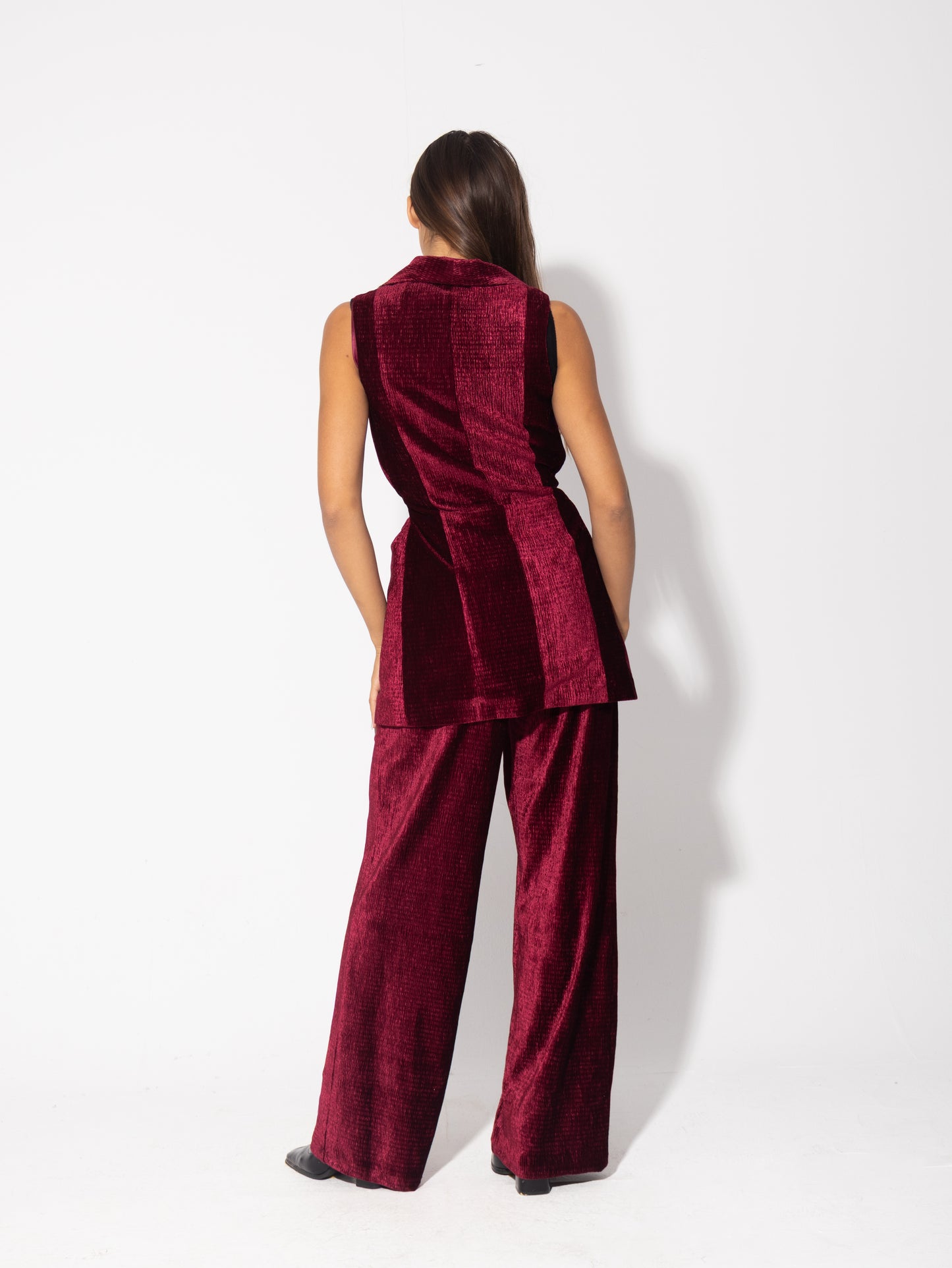 Velvet Vest Set
