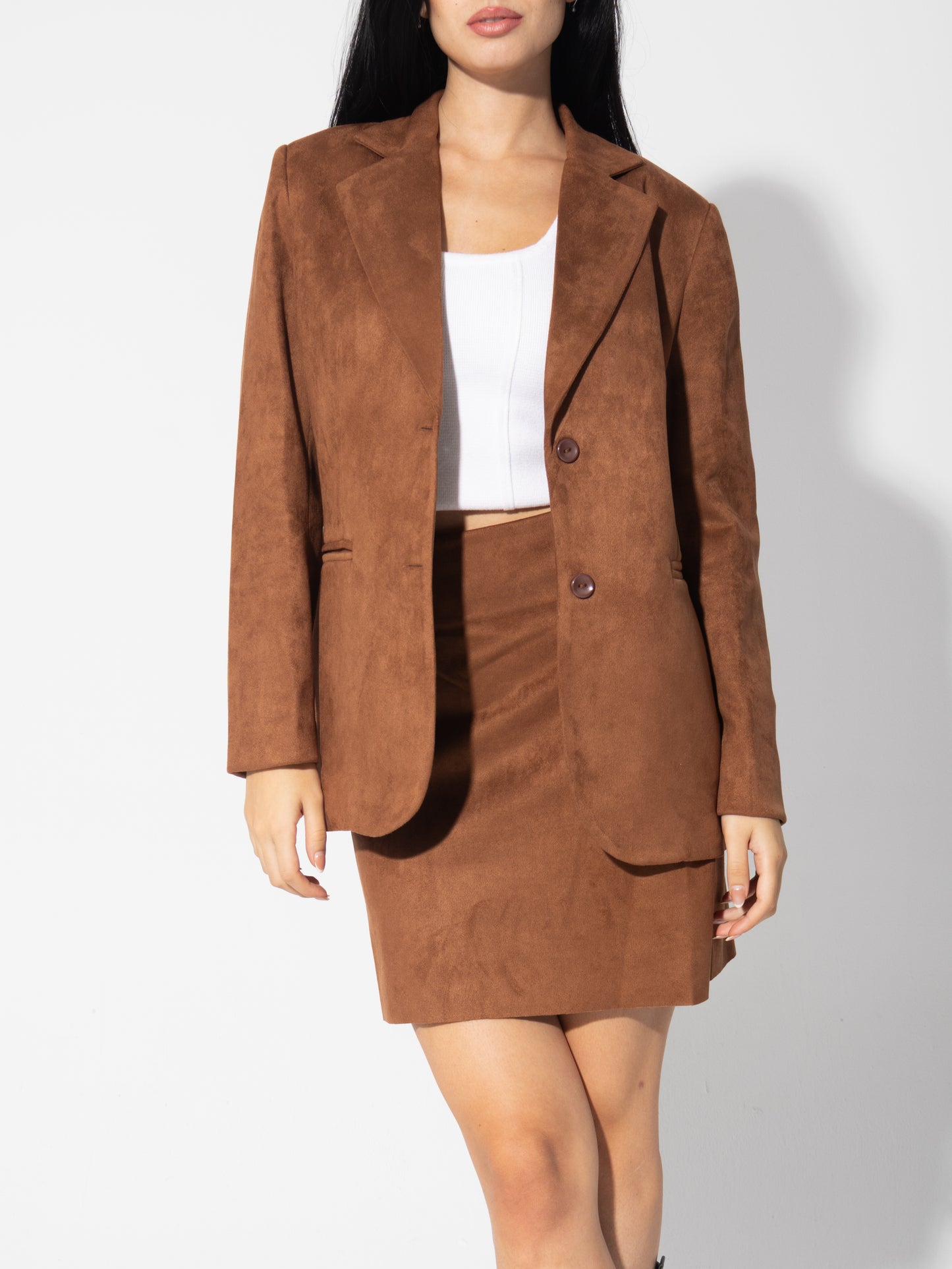 Suede Blazer