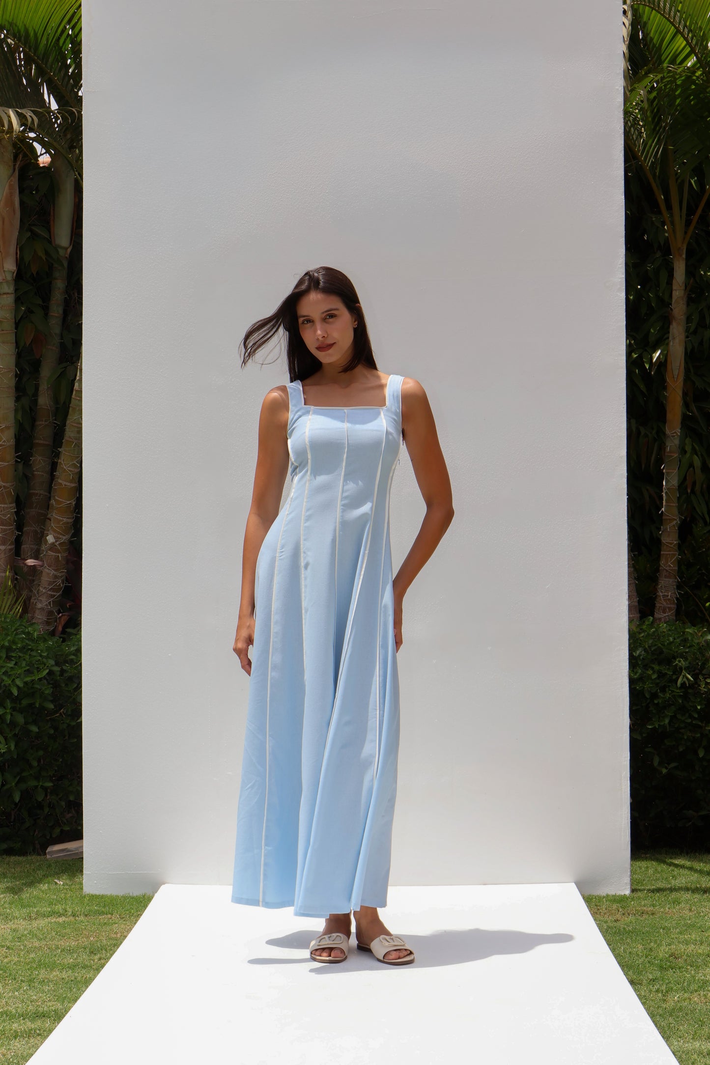 Stripe Linen Dress