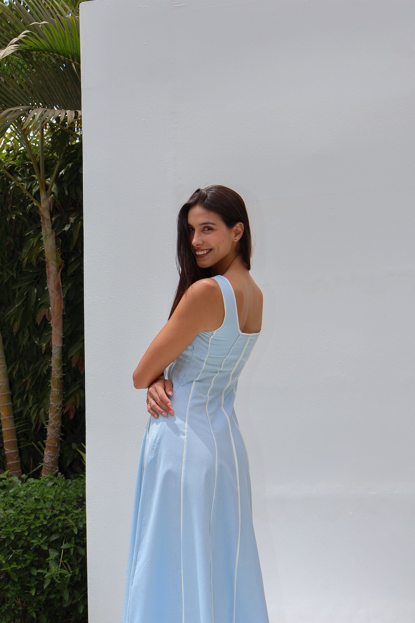 Stripe Linen Dress