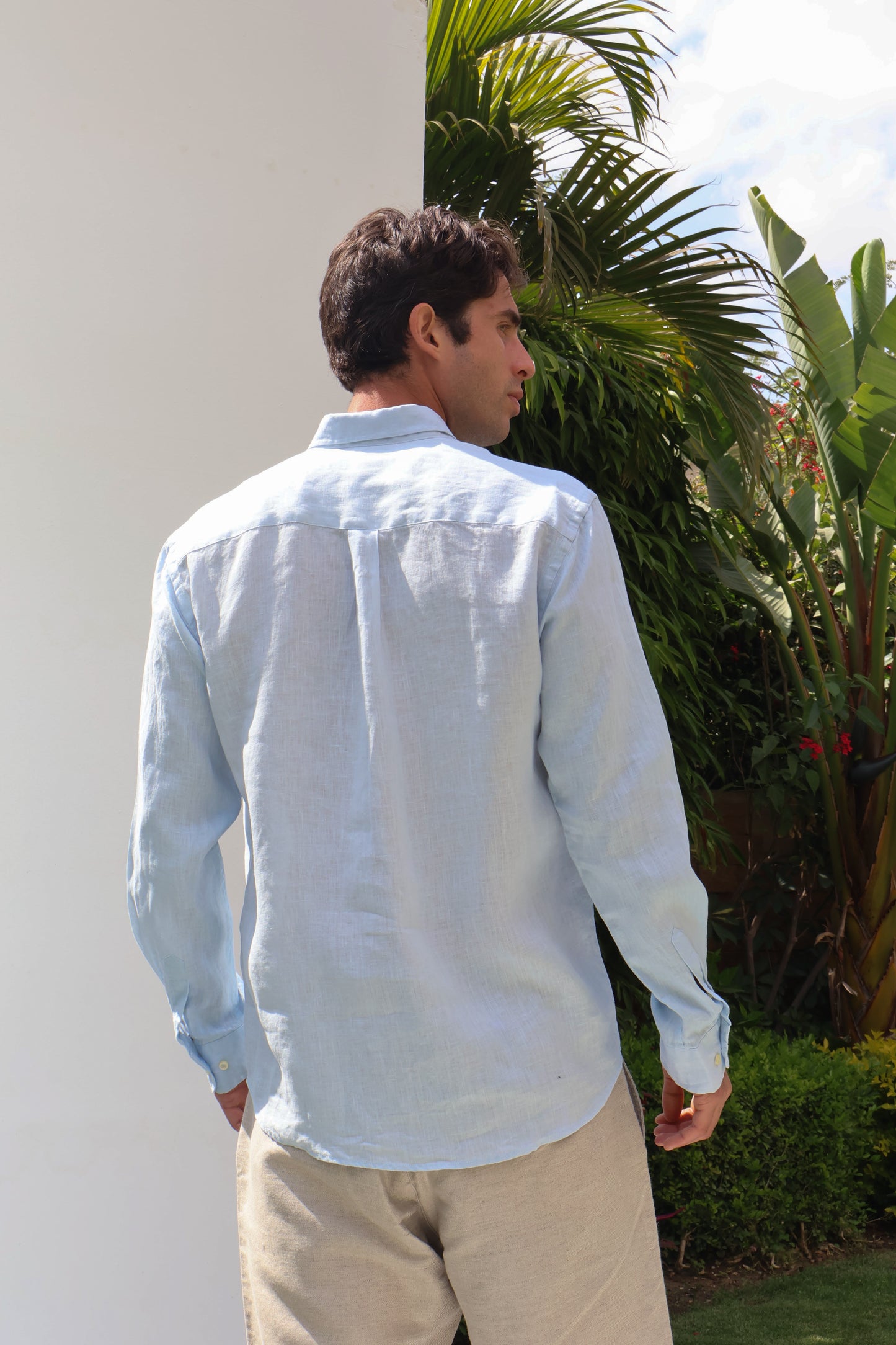 Blue Premium Linen Shirt
