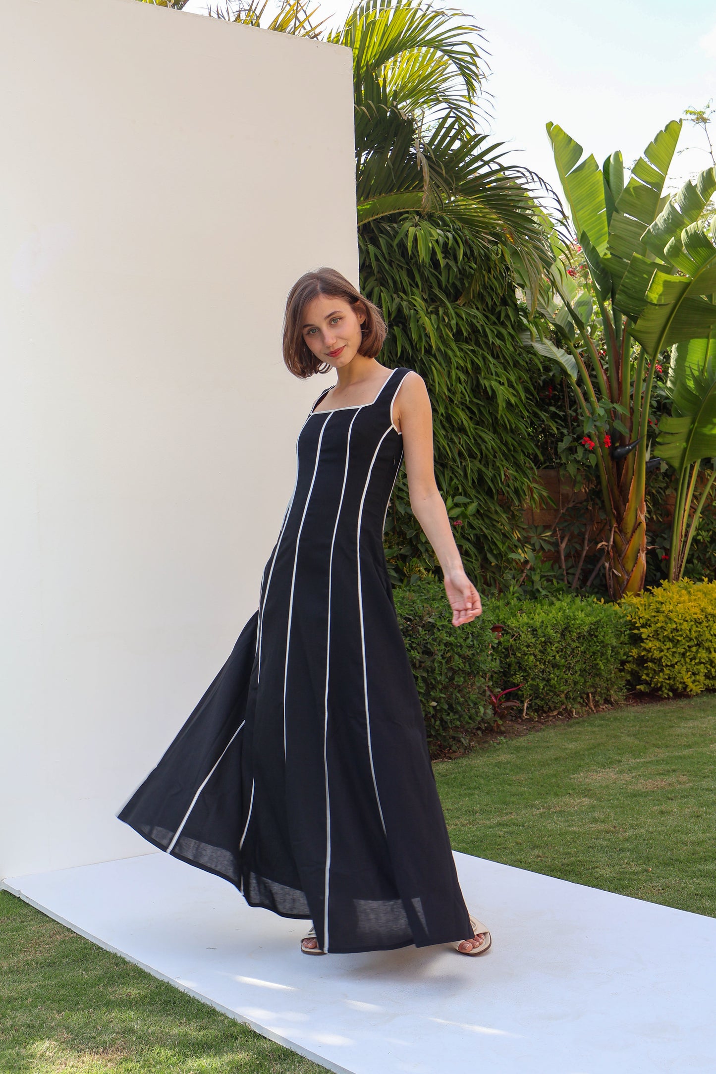 Stripe Linen Dress