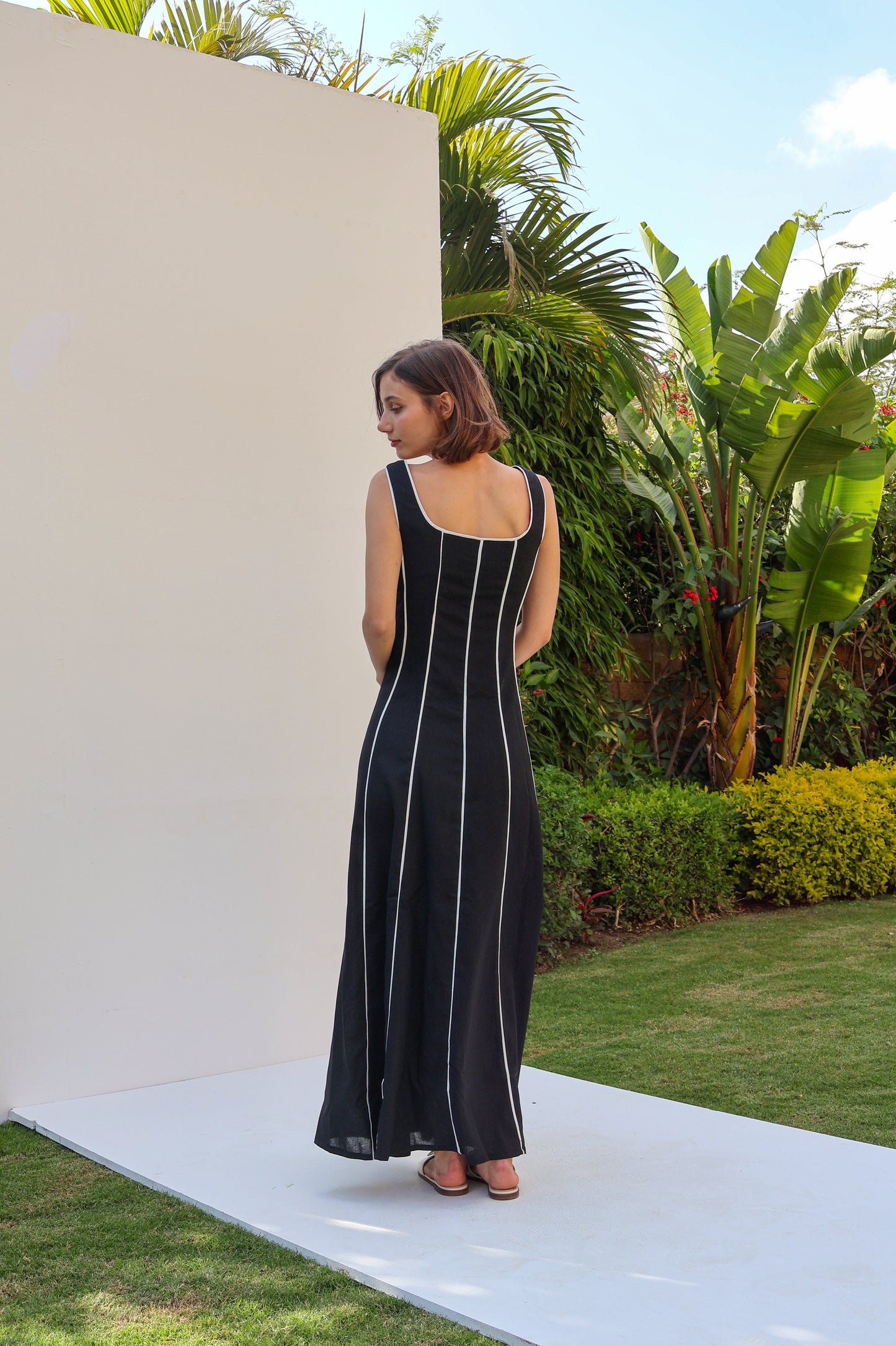 Stripe Linen Dress