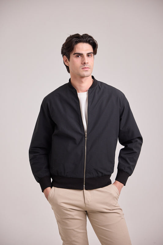 Men's Microfiber Bomber Jacket