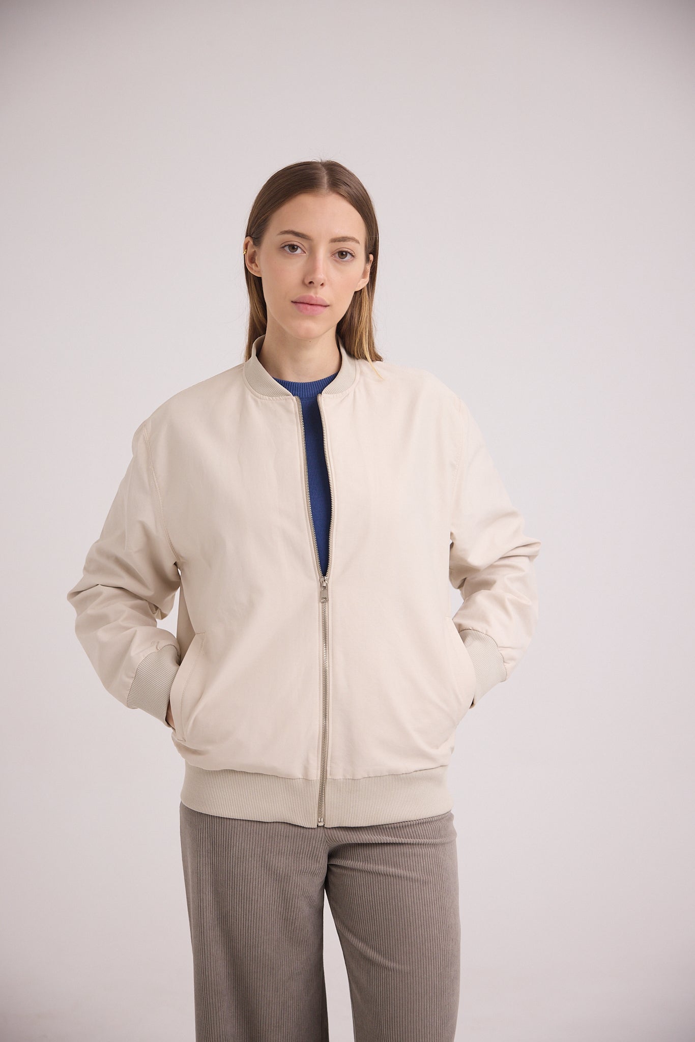 Women's Microfiber Bomber Jacket