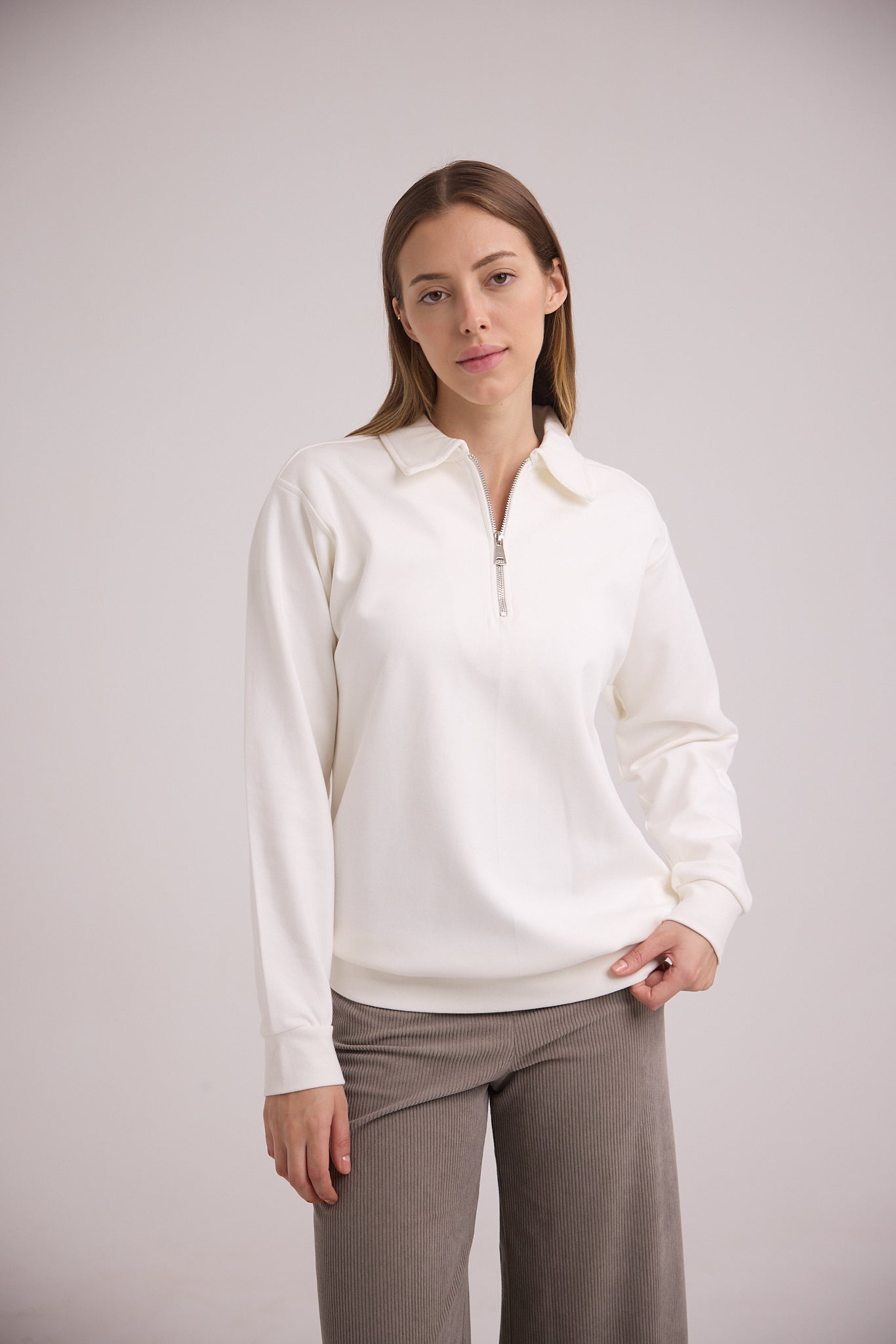 Women's Half-Zip Sweatshirt