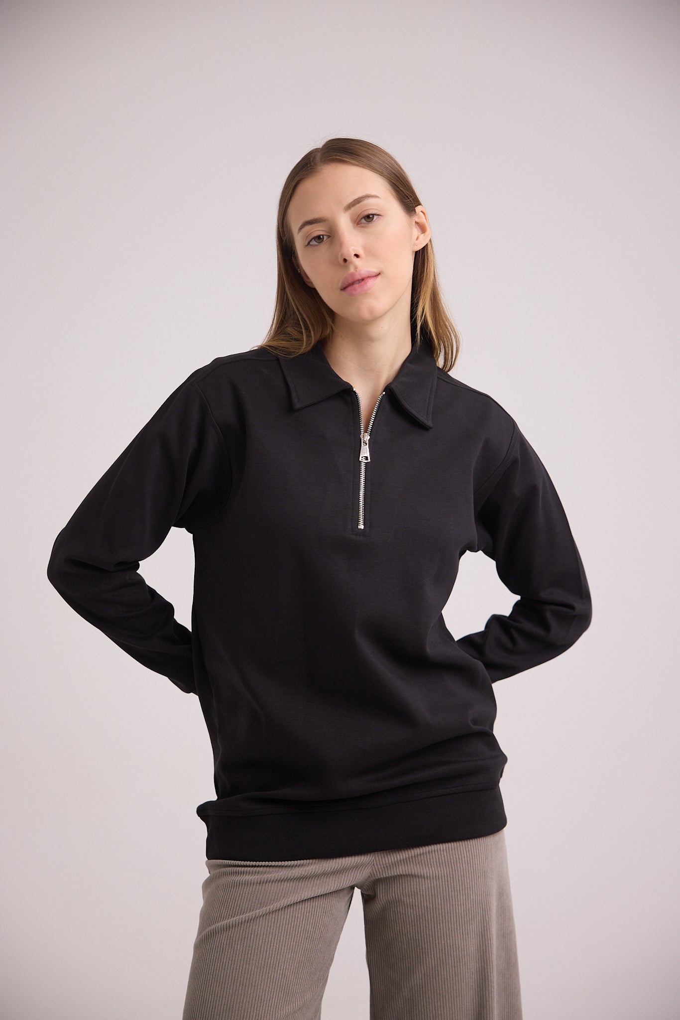 Women's Half-Zip Sweatshirt