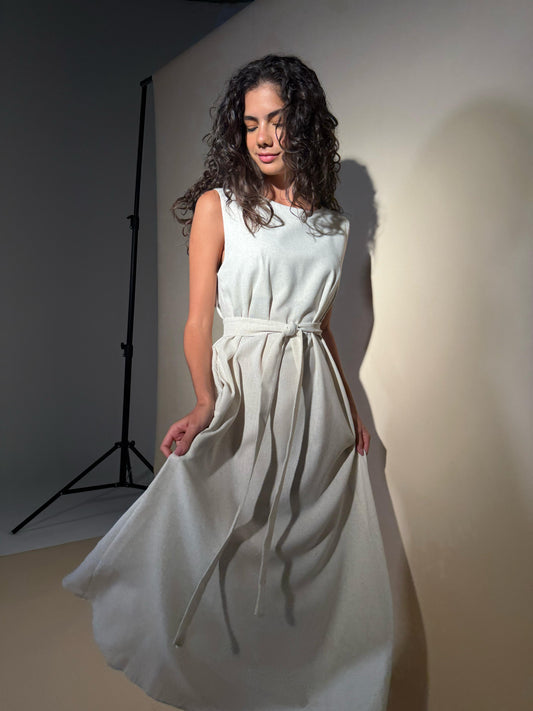 Linen Maxi Dress