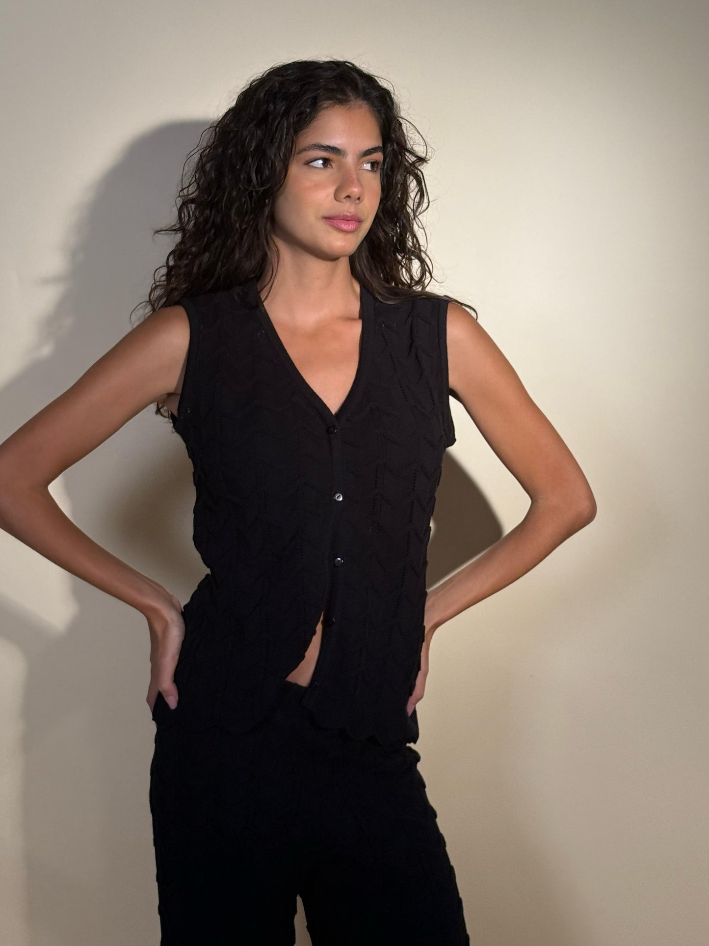 Knit Vest Set
