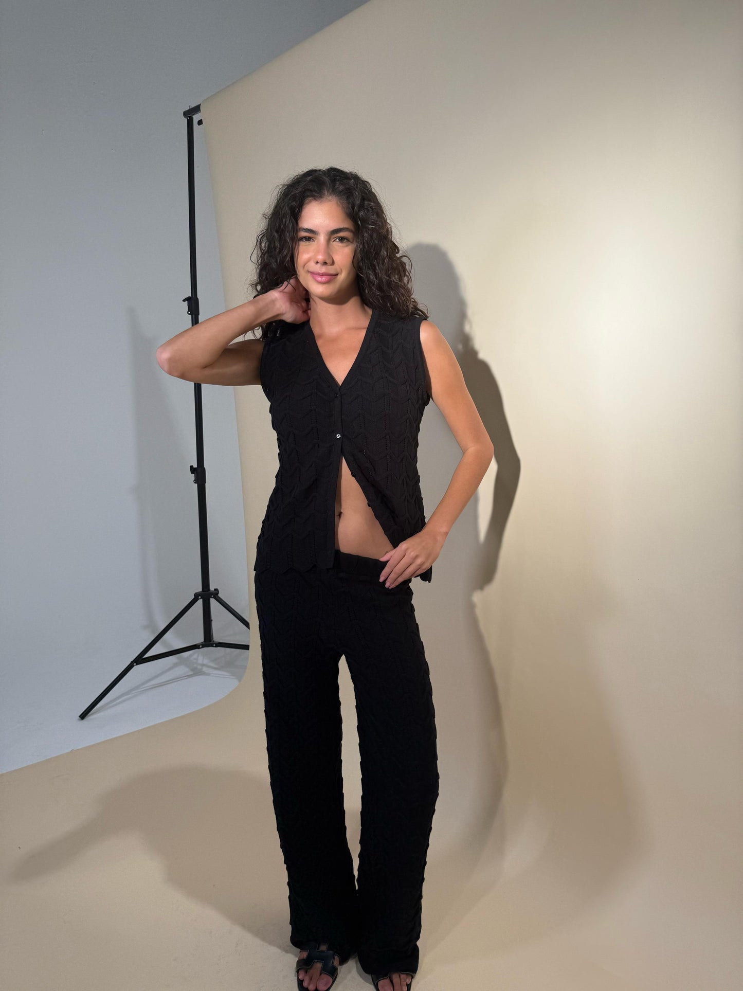Knit Vest Set